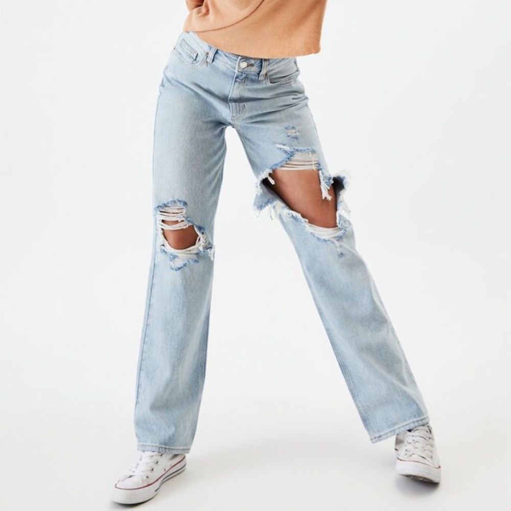 Pacsun | 90’s Boyfriend High Rise Jeans - Light Wash